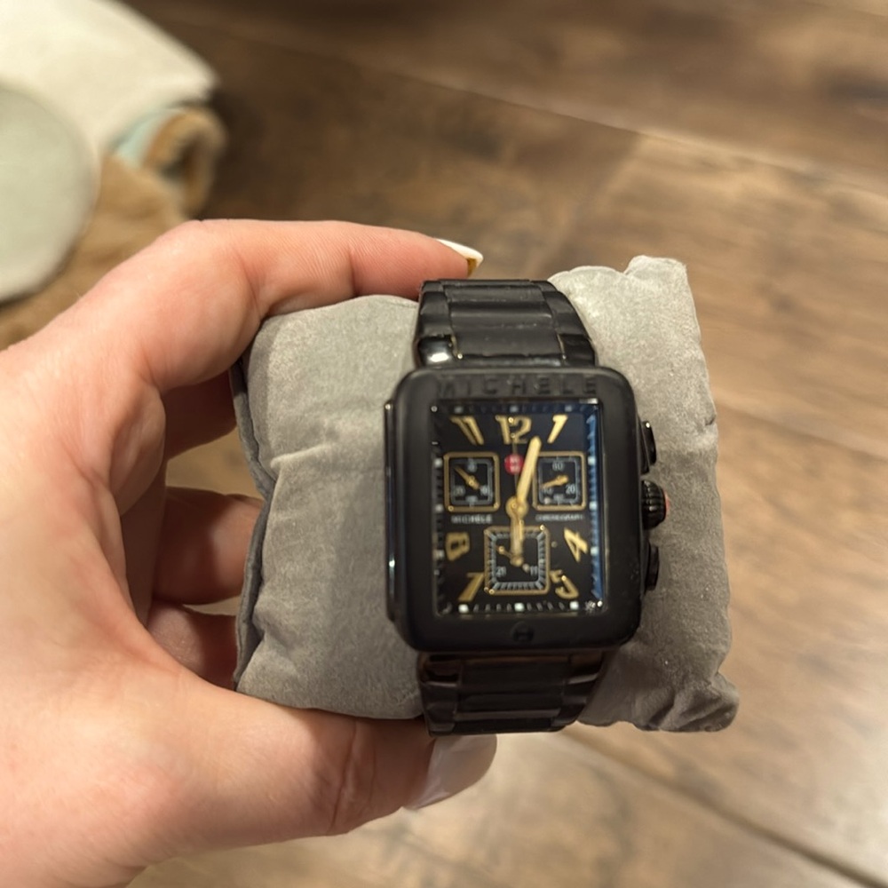 Michele Park Jelly Bean watch